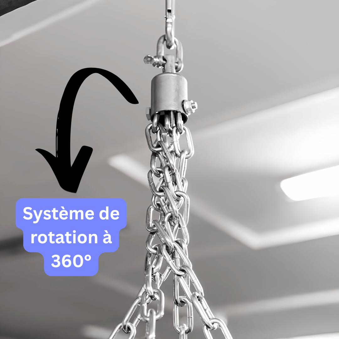 Sac de Frappe Suspendu Professionnel (120cm x 40cm)