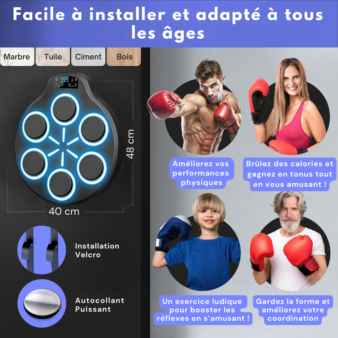 Smart Music Boxing Machine pour Adultes