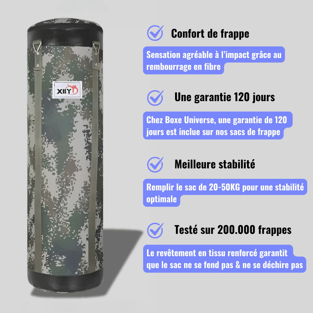 Sac de Frappe Suspendu Robuste - 120cm