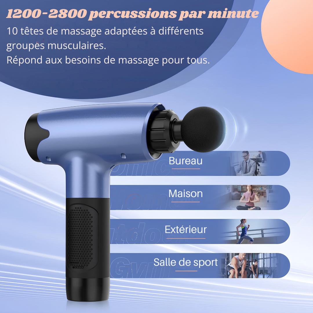 Pistolet de massage Professionnel - SEJOY