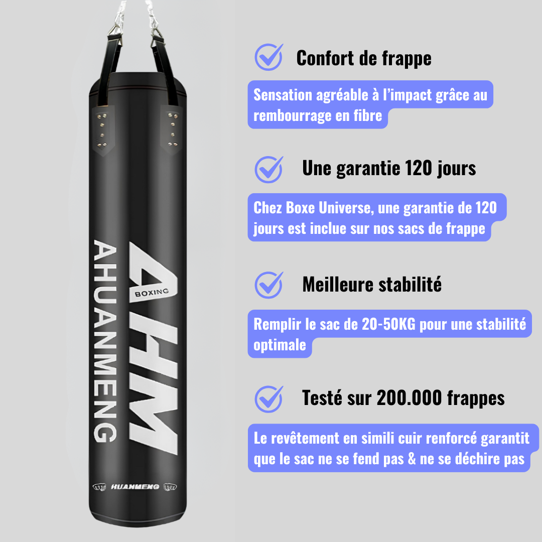 Sac de Boxe en Cuir PU - 180cm