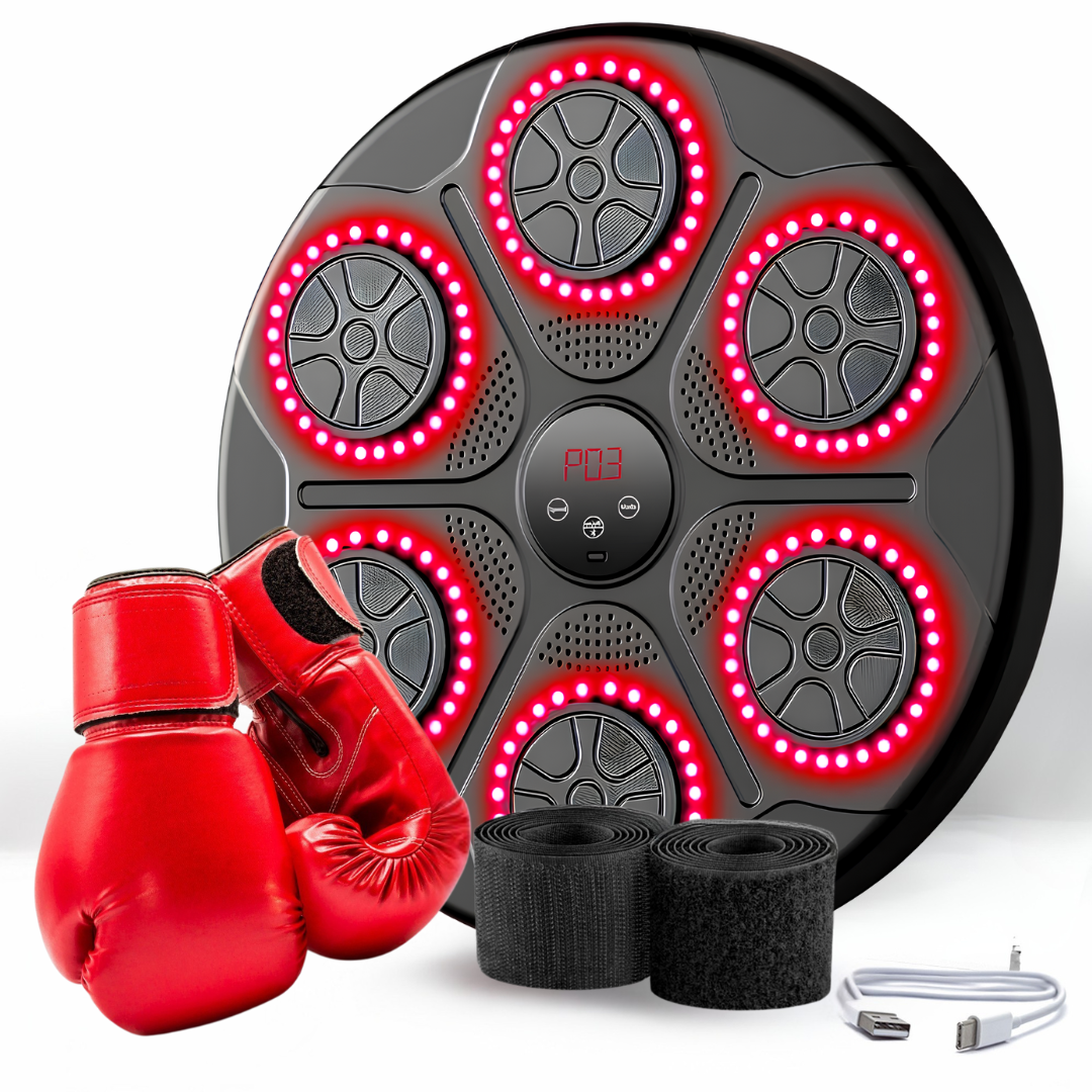 Music Boxing Machine Bluetooth Professionnel + Gants Offert