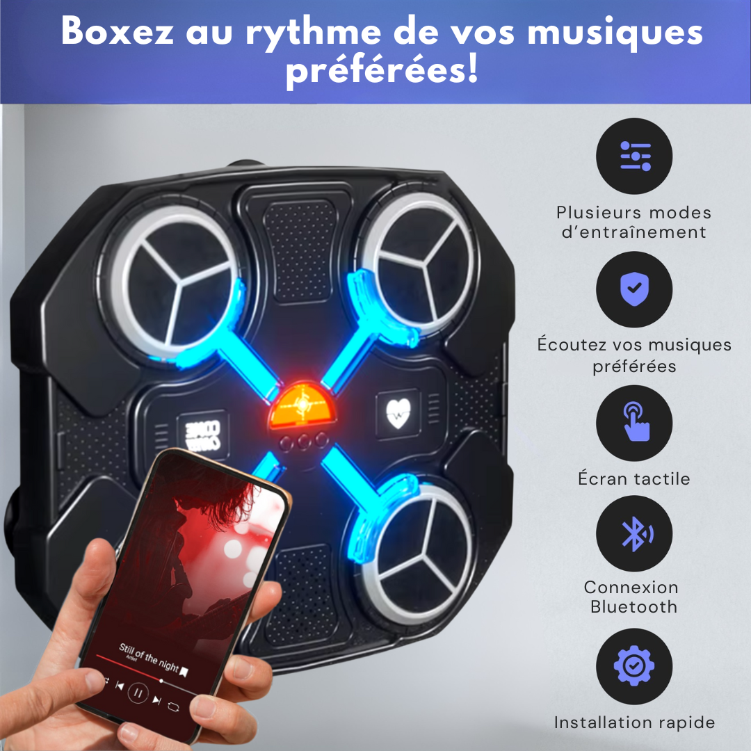 Cible de Boxe Musical Intelligent
