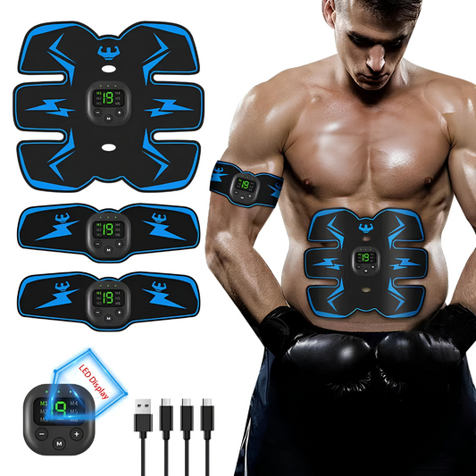 Pack EMS Complet - Stimulation Musculaire pour Abdos, Bras et Jambes