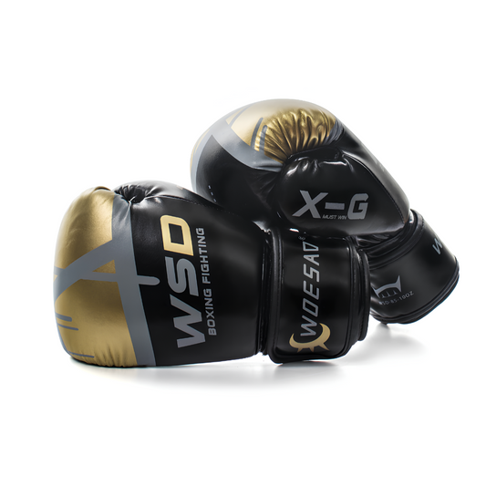 Gants de Boxe Conception Respirante Noir