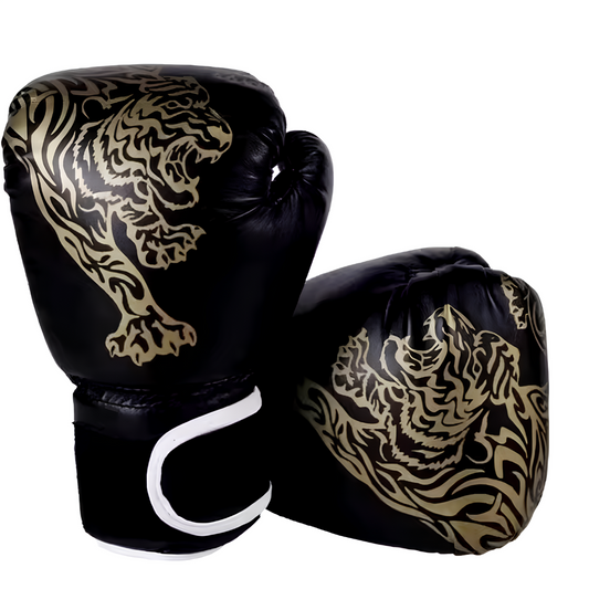 Gants de Boxe avec Motif Tigre Noir