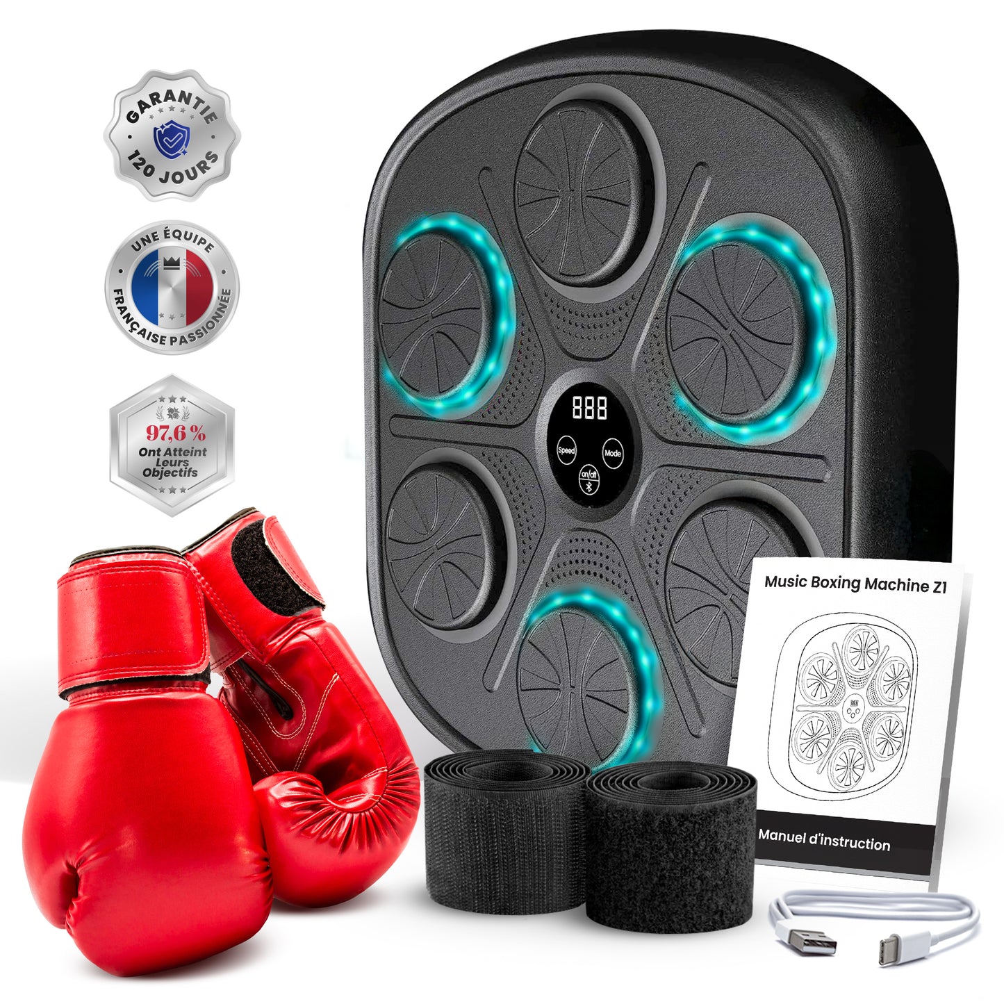 Music Boxing Machine Z1 - 1 Paire de Gants Offert