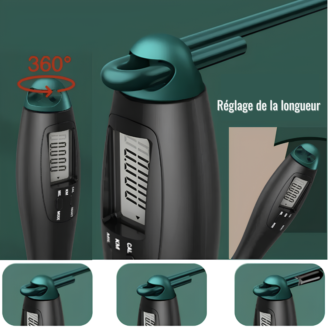 infos utiles corde a sauter intelligente vert