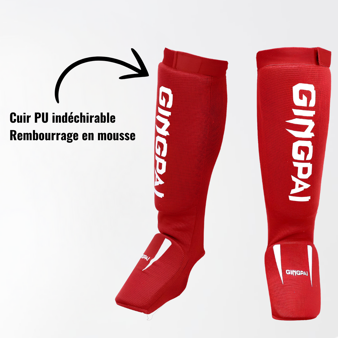 Protège-tibias Boxe en Coton Flex