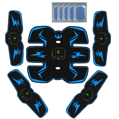 Pack EMS Complet - Stimulation Musculaire pour Abdos, Bras et Jambes