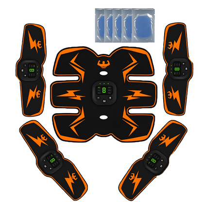Pack EMS Complet - Stimulation Musculaire pour Abdos, Bras et Jambes