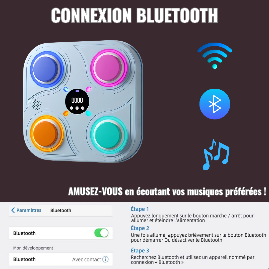 Cible Murale Électronique Bluetooth pour Enfants