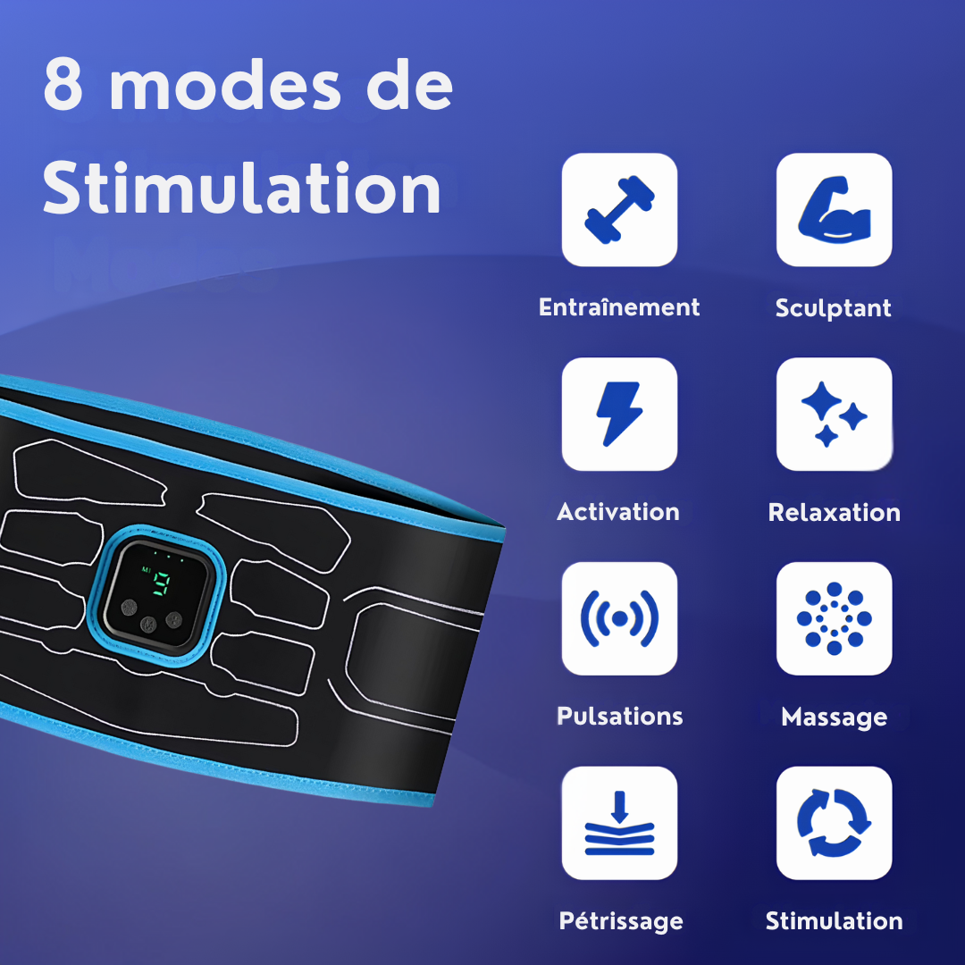 Ceinture massante EMS - Vmax