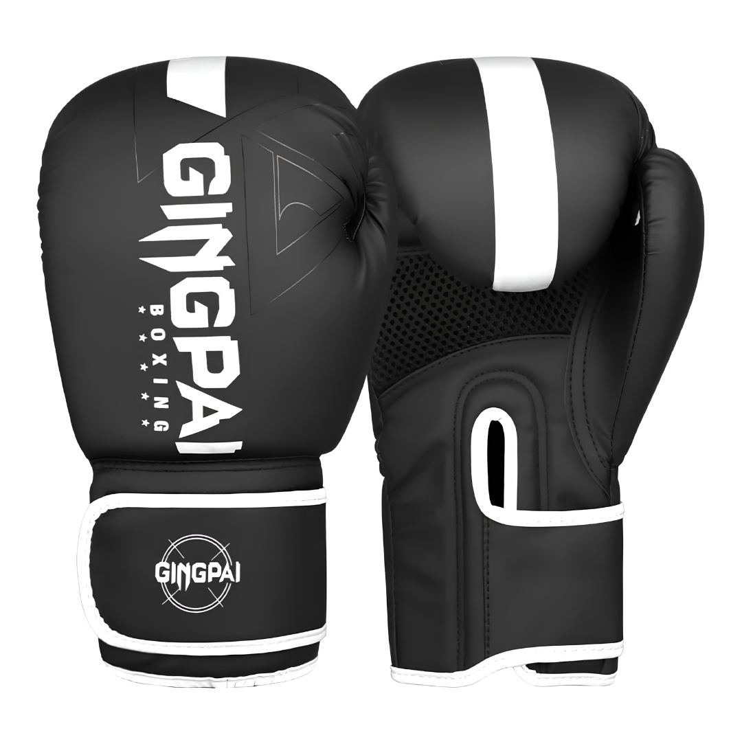 Gants de Boxe Ultra Confortables Noir et Blanc