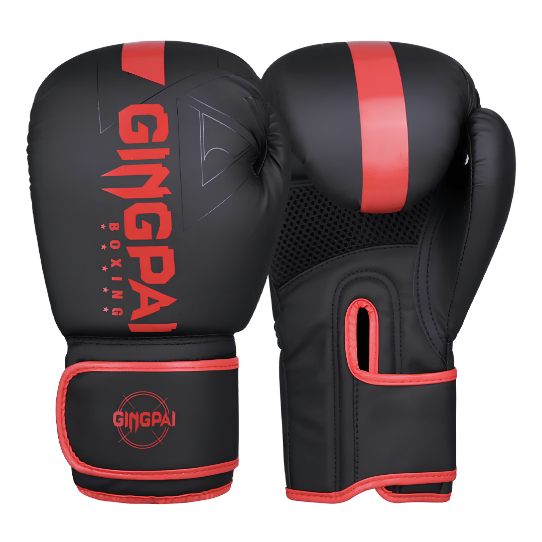 Gants de Boxe Ultra Confortables Noir et Rouge