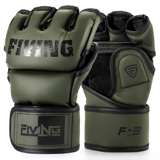 Gants de MMA Professionnels Vert militaire