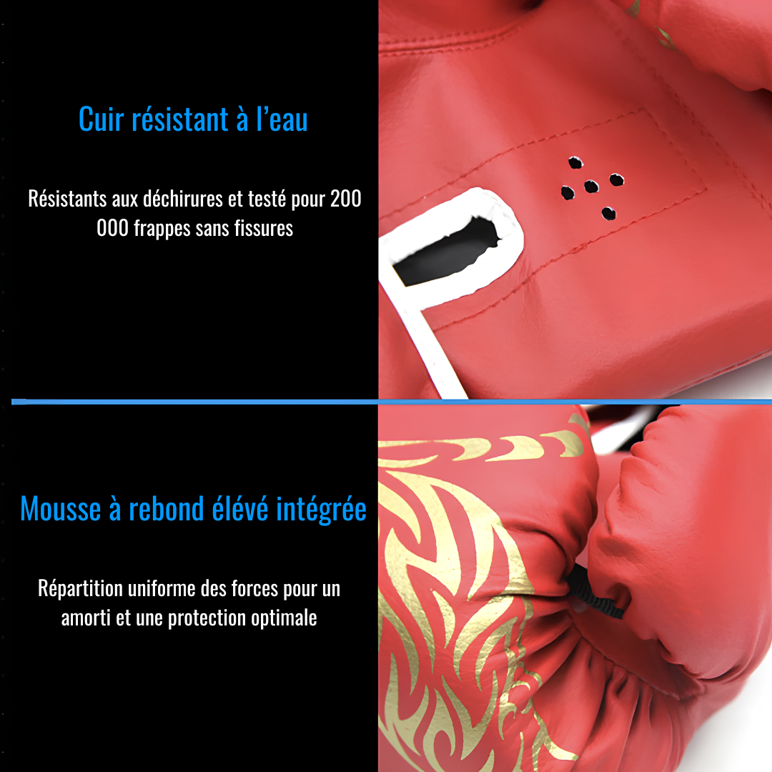 Infos utiles Gants de Boxe avec Motif Tigre