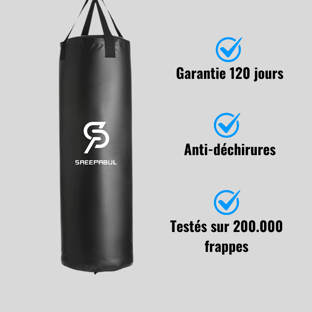 Sac de Frappe Suspendu Boxe 120cm