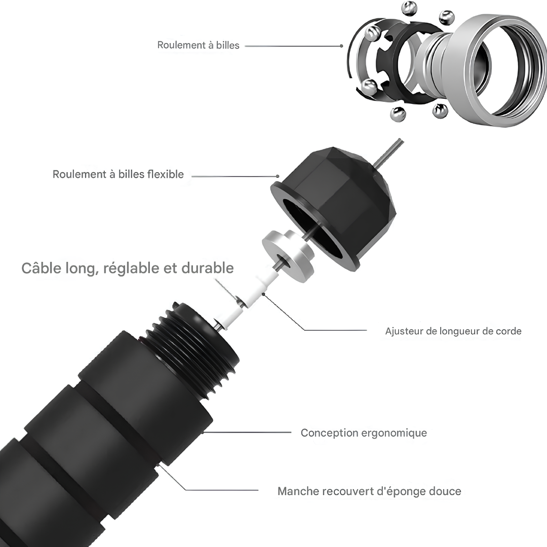 specificites Corde à Sauter Haute Performance